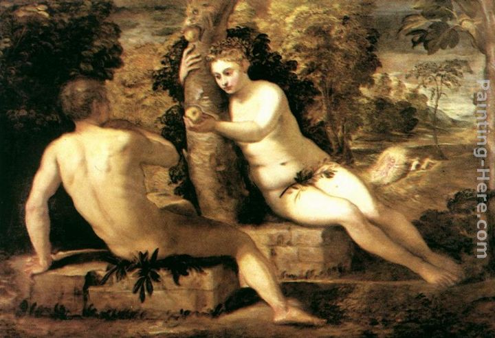 Jacopo Robusti Tintoretto Adam and Eve